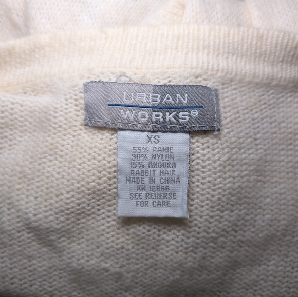 Vintage Angola Sweater with Glass Beads Detail(98) - Picture 5 of 8